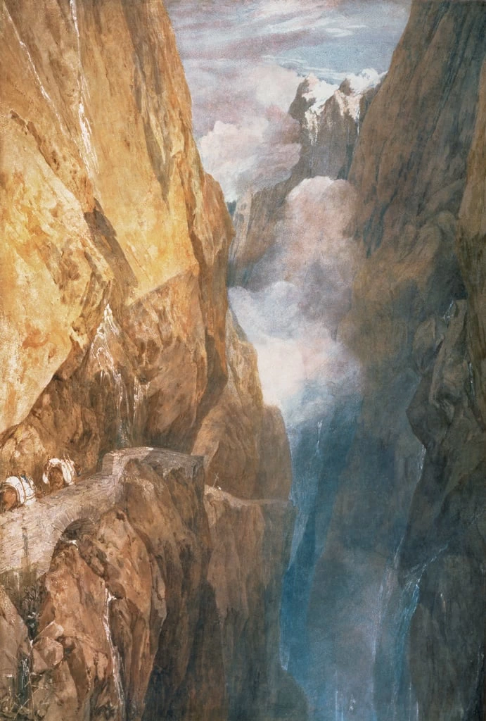 Il passo del san Gottardo dal ponte del Diavolo - Abbot Hall Art Gallery, Kendal, Cumbria